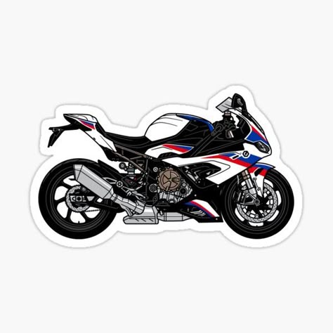 BMW S1000RR Sportbike Sticker