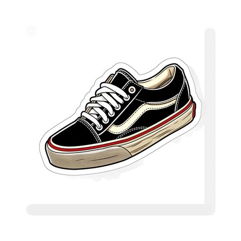 Classic Skate Sneaker Sticker