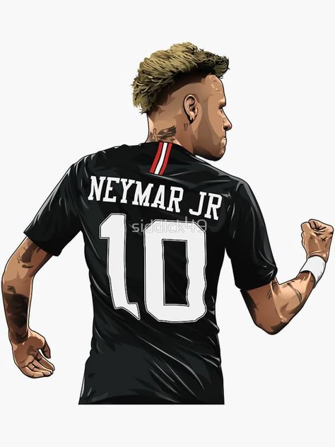 Neymar Jr. Sticker – Iconic Football Star ⚽🔥