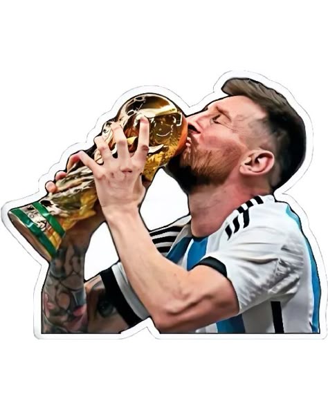 Messi Trophy Sticker