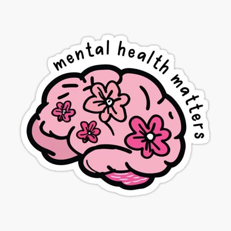 Mental Health Matters Sticker 💖✨