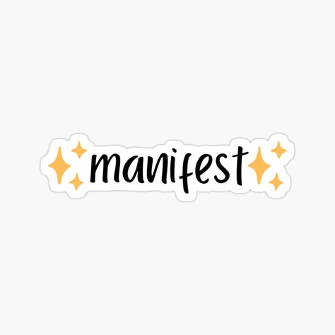 Manifest Sticker ✨🌟