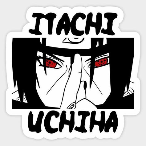 Itachi Uchiha Cartoon Sticker