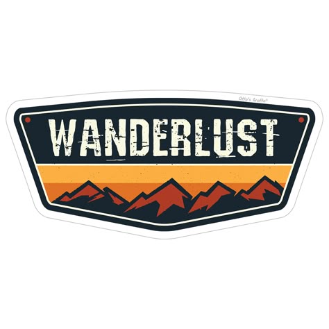 Wanderlust Adventure Sticker