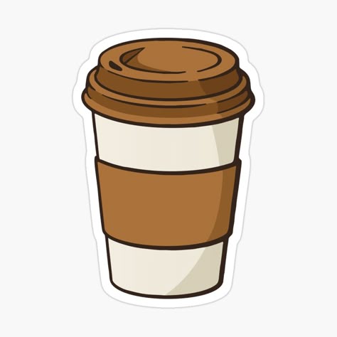Coffee Cup Sticker ☕