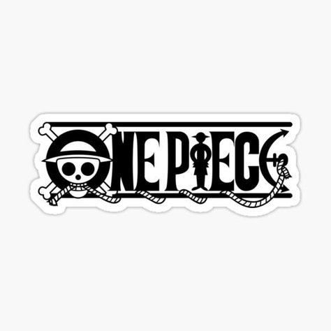 One Piece Logo Sticker – Pirate Crew Edition - Anime