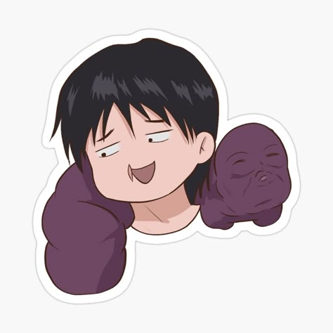 Jujutsu Kaisen Yuta Funny Chibi Sticker – Vinyl Anime Decal
