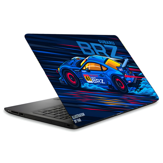 Subaru BRZ Racing Laptop Skin