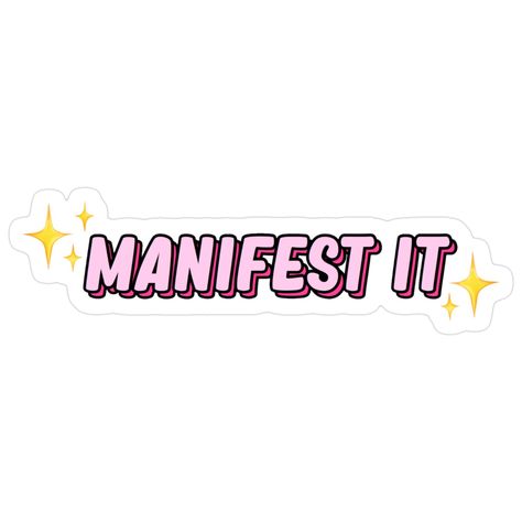 Manifest It Sticker ✨🌸