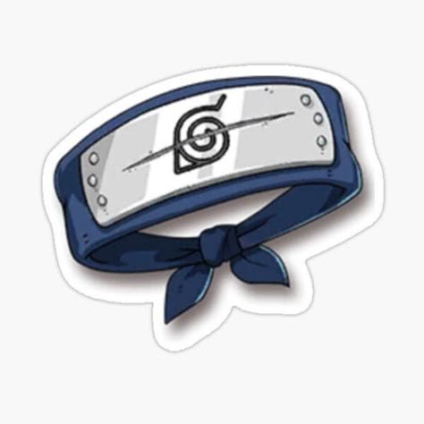 Akatsuki Rogue Ninja Headband Sticker
