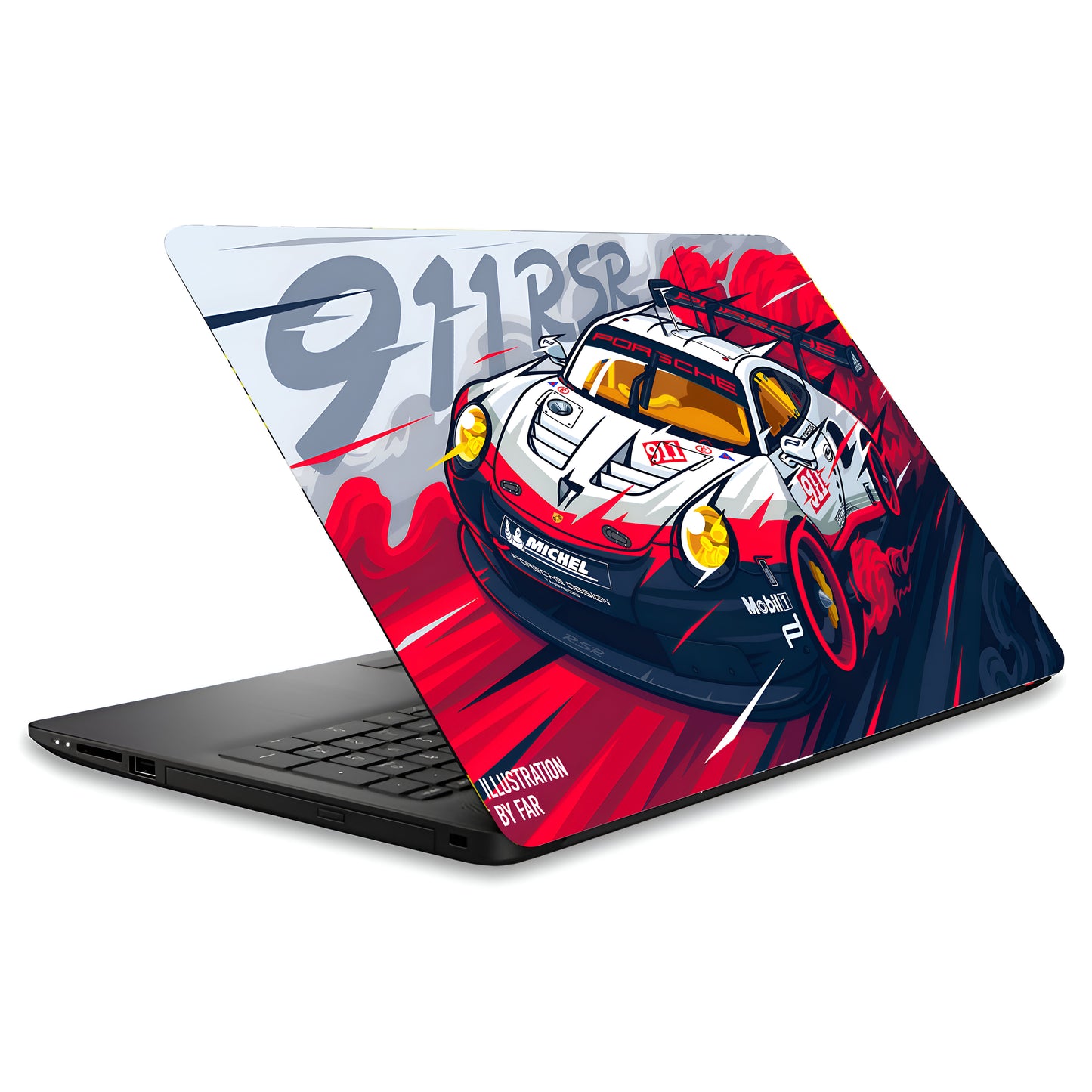 Porsche 911 RSR race car Laptop skin
