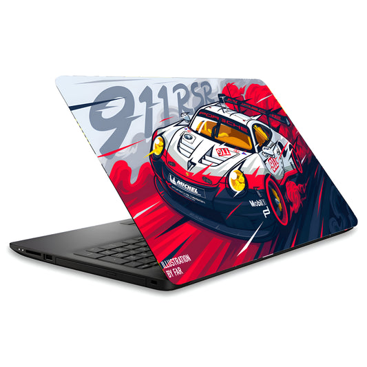 Porsche 911 RSR race car Laptop skin