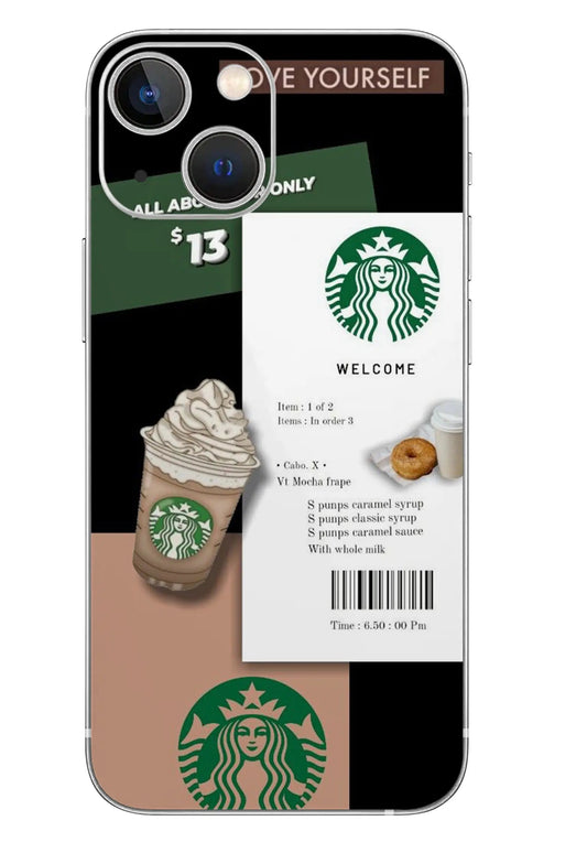 Star Bucks Mobile 6D Skin - WrapSnap