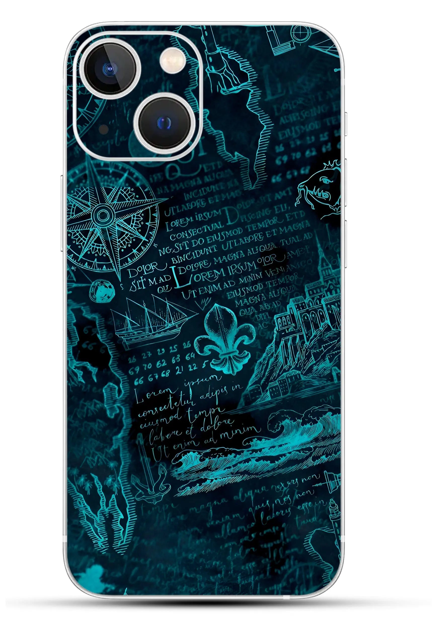 Blue Print Mobile 6D Skin - WrapSnap