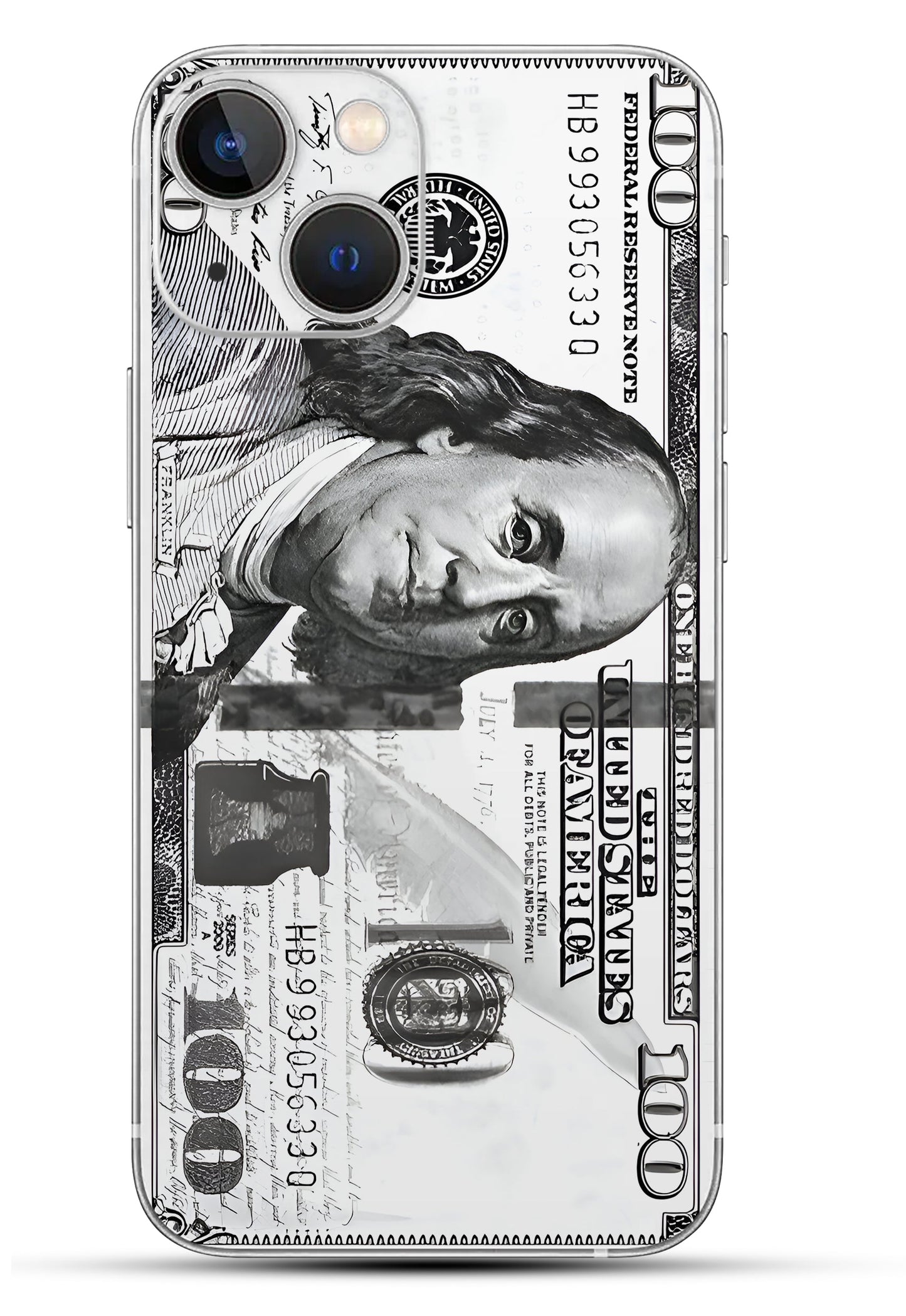USD Note Mobile 6D Skin