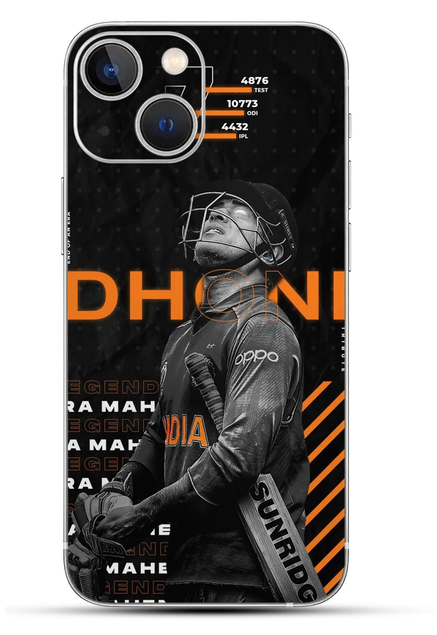 Dhoni Mobile 6D Skin - WrapSnap