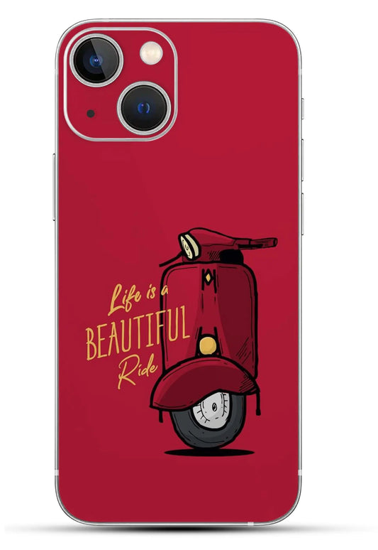 Life Is Beutyfull Ride Mobile 6D Skin - WrapSnap
