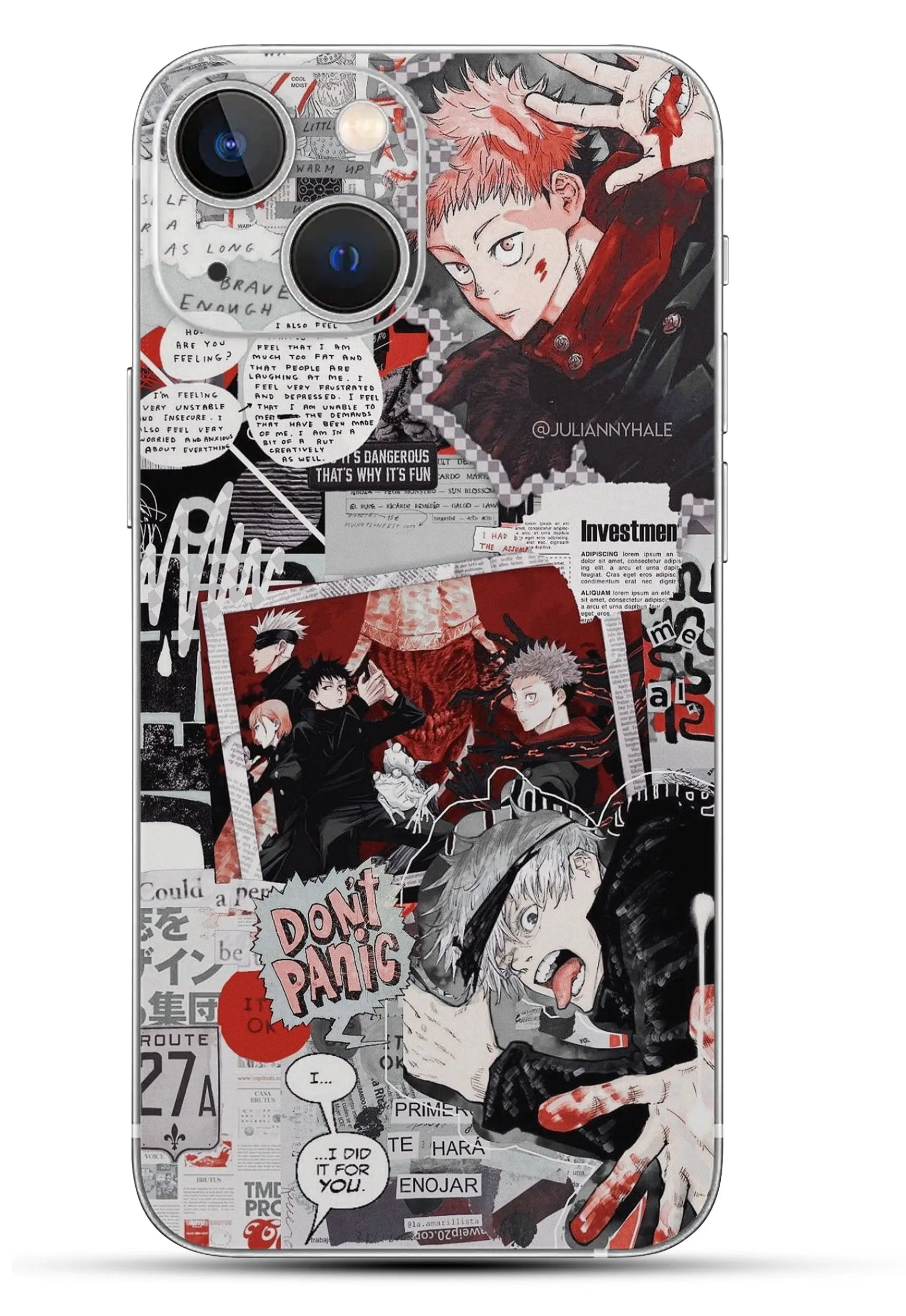 Gojo Saturu Mobile 6D Skin - WrapSnap