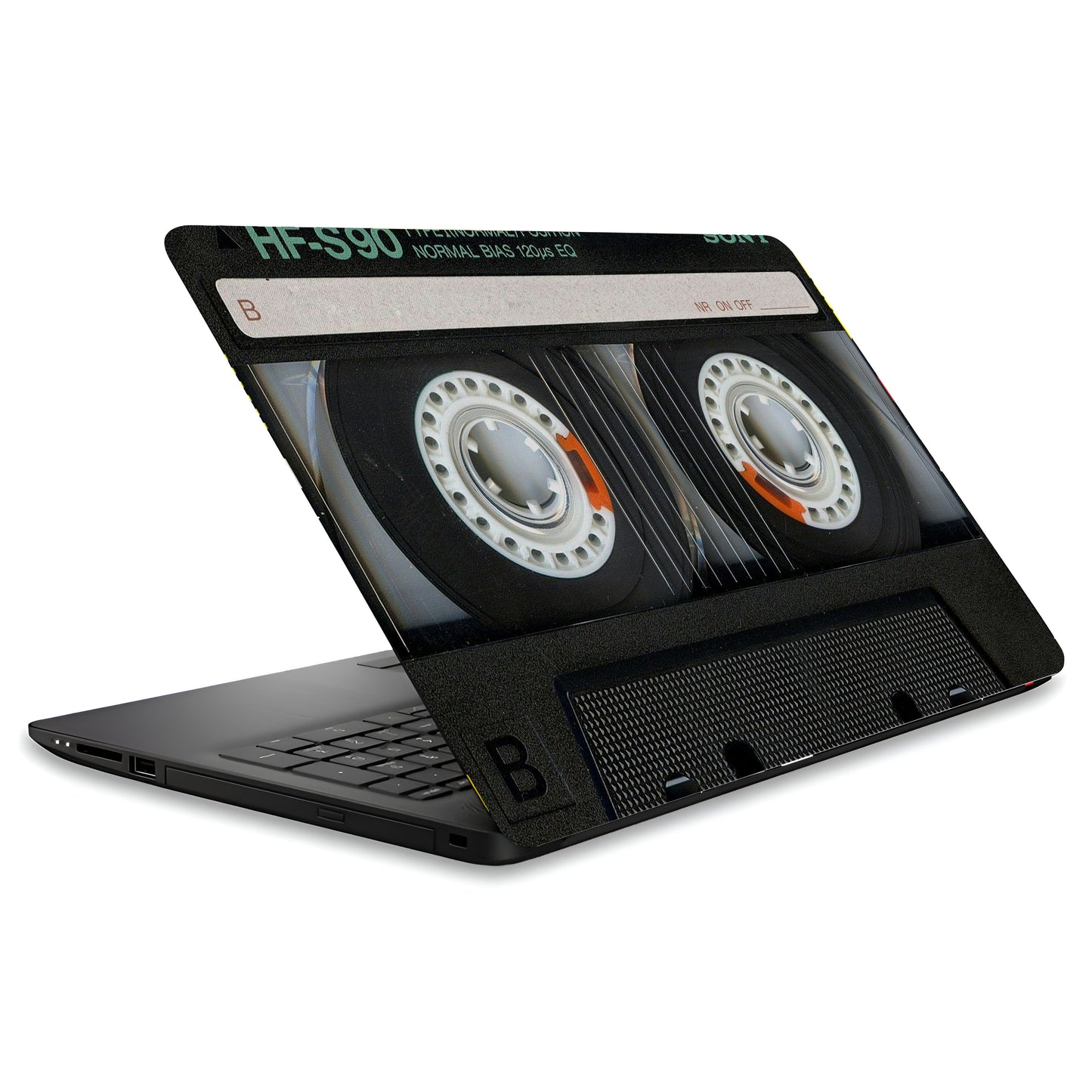 retro audio cassette Laptop skin