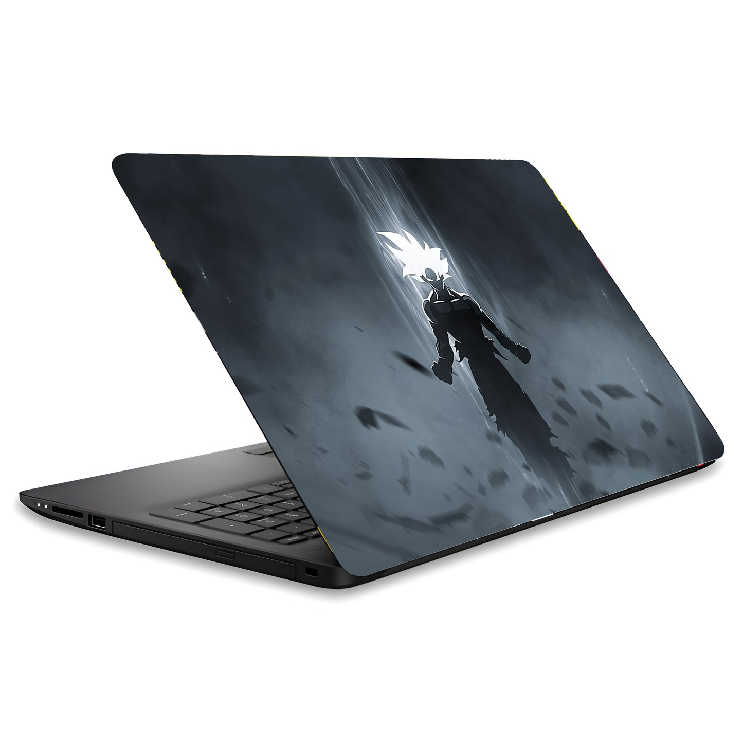 Goku in his Ultra Instinct Laptop skin