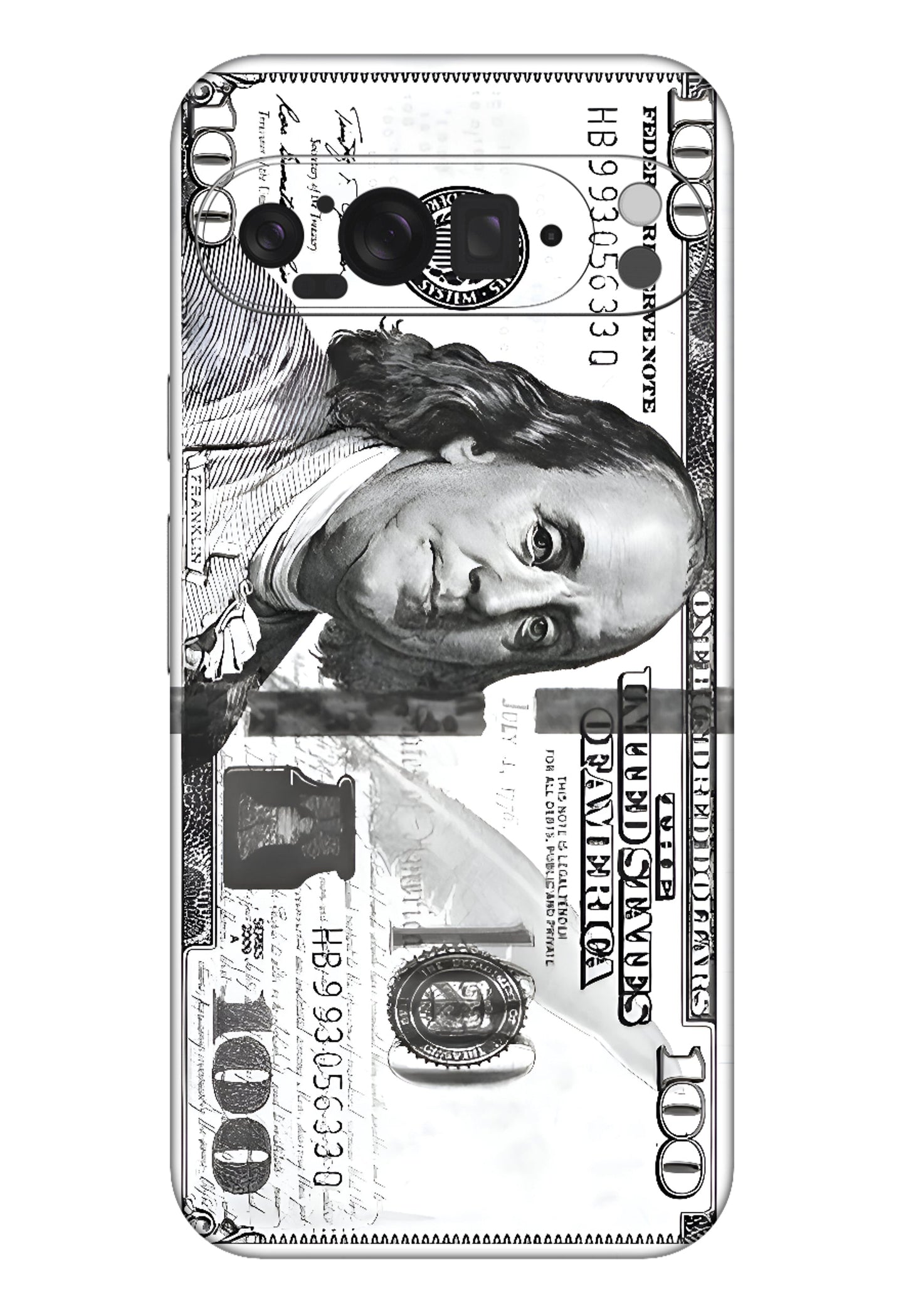 USD Note Mobile 6D Skin